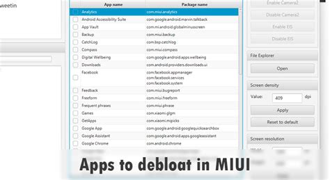 miui v12 debloat list